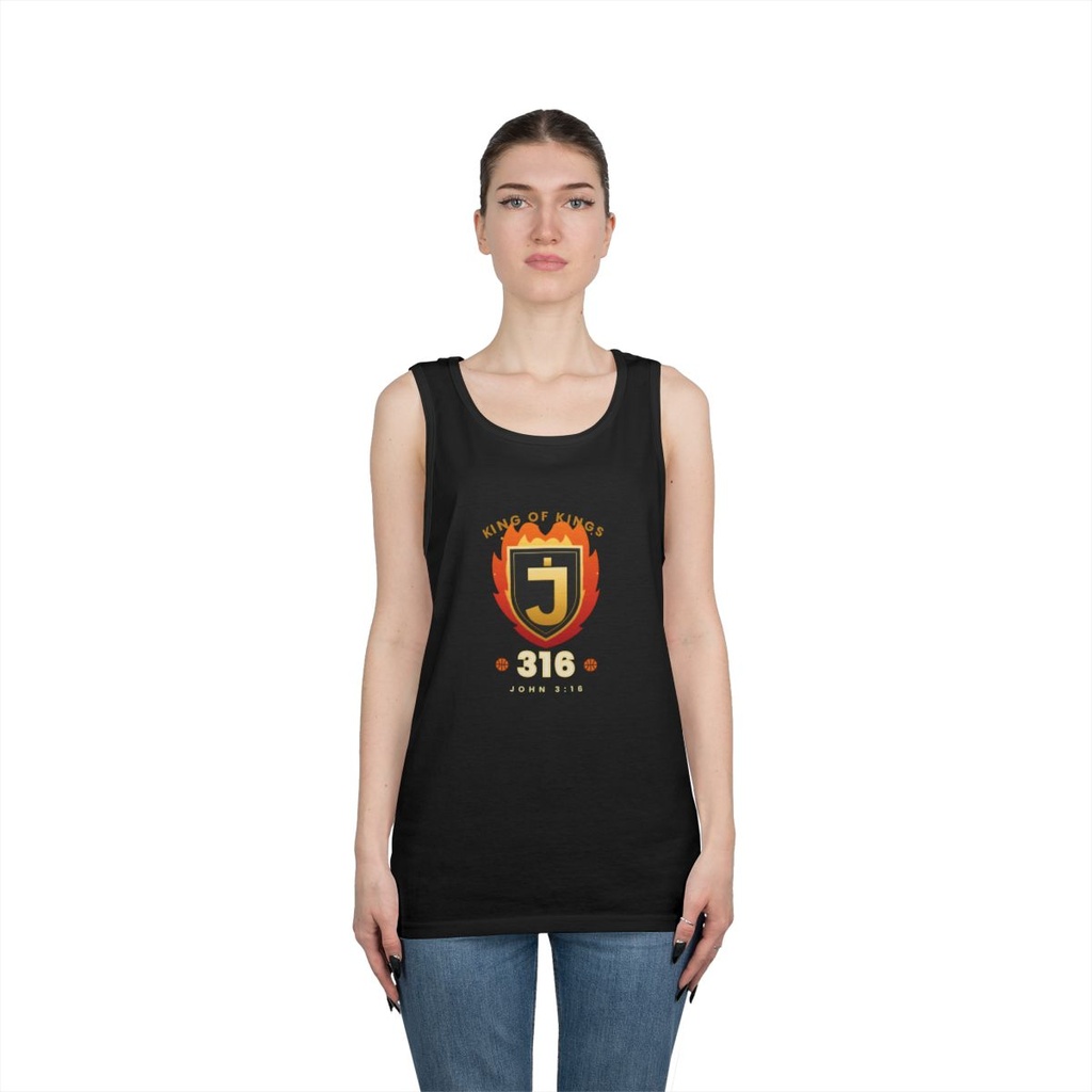 King of Kings John 3:16 Christian Tank Top